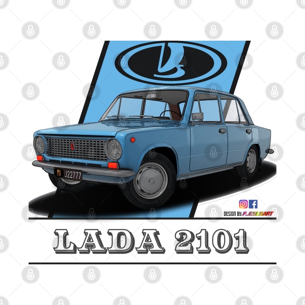 Lada 2101 1970 Blue by PjesusArt