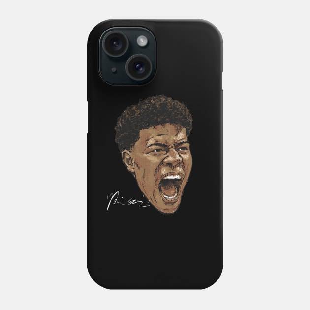 Rui Hachimura Los Angeles L Scream Phone Case by danlintonpro