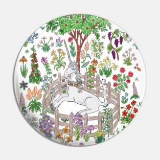 Unicorn in the Forest Pin