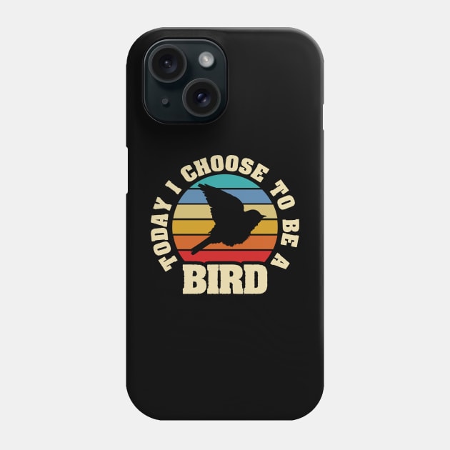 I like Bird Funny vintage lover Today I choose Bird Phone Case by sports_hobbies_apparel