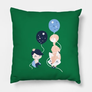 Little Prince and Fox Pillow