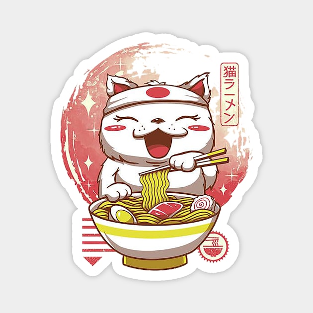 Great Ramen and Cat Magnet by AviToys