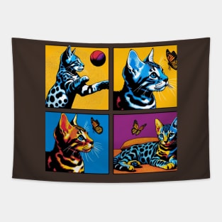 Ocicat Pop Art - Cute Kitties Tapestry