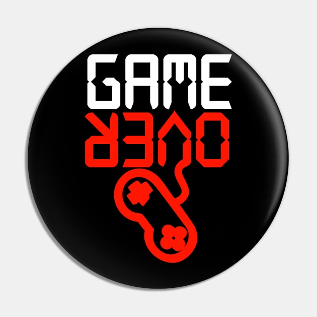 Game Over Pin by CanCreate