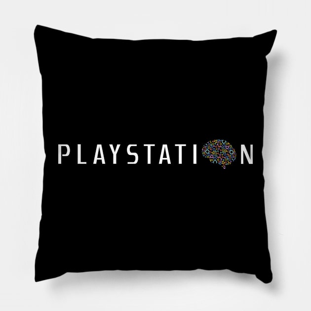 Playstation on Mind Pillow by Artevak