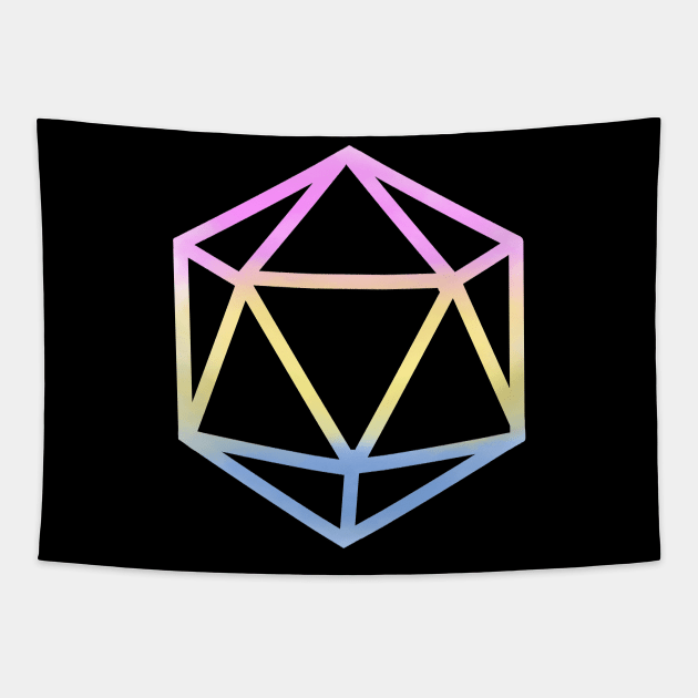 Pansexual Paladin: DnD Pride Tapestry by TheDoodlemancer