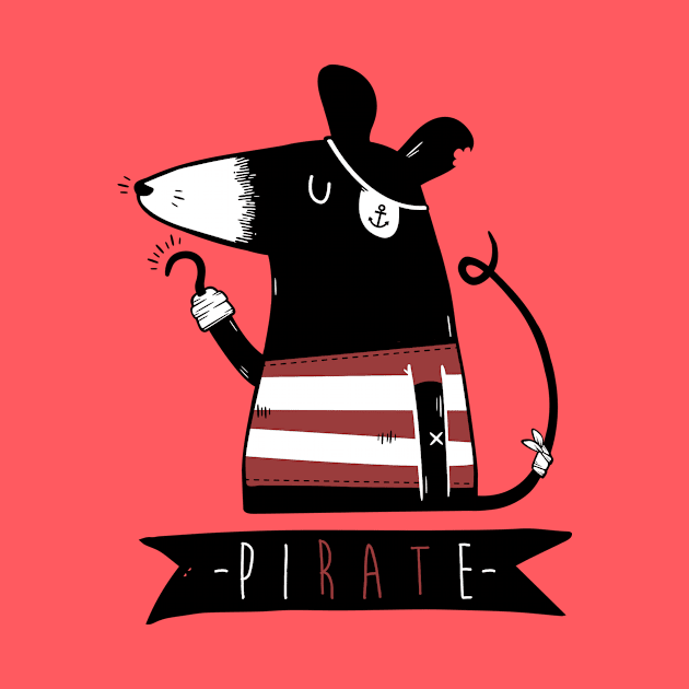 Pirate Rat by NikaCo