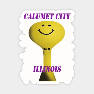 Calumet City Smiley Water tower Magnet