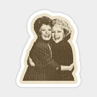 VINTAGE-  Bea Arthur and Betty white Magnet