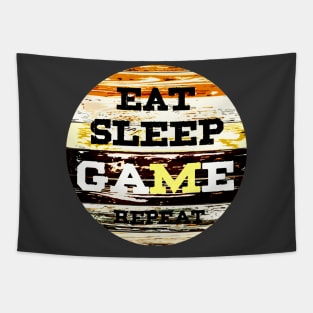 eat sleep game repeat Tapestry