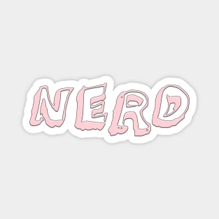 Unleash Your Inner Nerd in Style with our Vibrant Pink Nerd Magnet