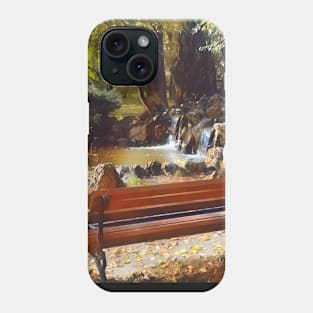 Cozy Autumn Park Garden Phone Case