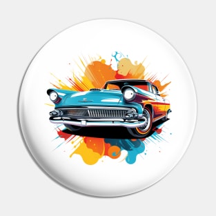 Vintage classic car Pin