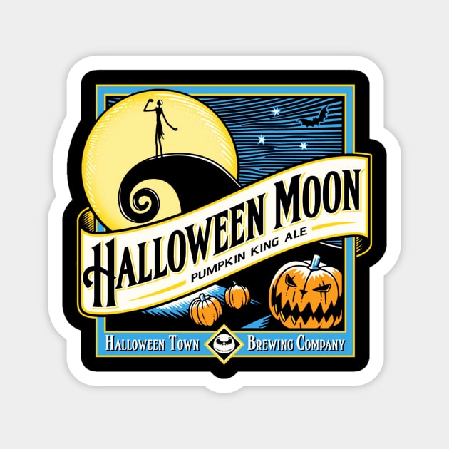 Halloween Moon Magnet by Funcomics