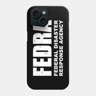 FEDRA text only Phone Case
