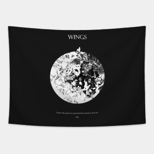 WINGS Moon Light Tapestry