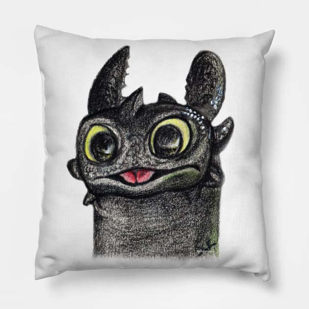 Dragon Toothless Pillow by Pendientera