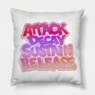 ADSR - ATTACK DECAY SUSTAIN RELEASE Pillow