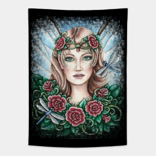 Emerald Eyes Tapestry