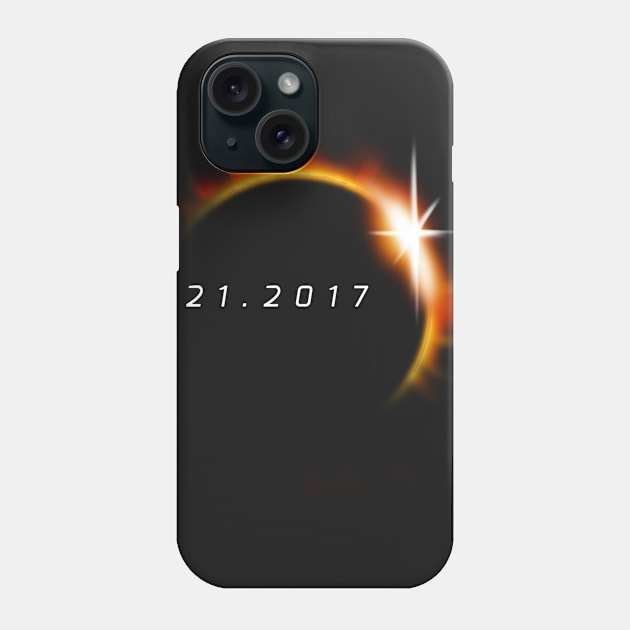 Total Solar Eclipse August 21 2017 Phone Case by vo_maria