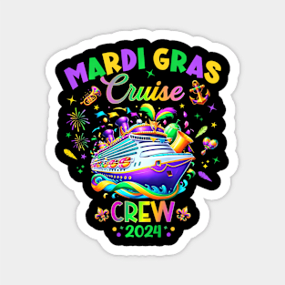 Mardi Gras Cruise 2024 Ship Family Matching Trip New Magnet