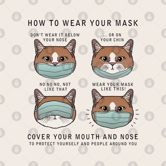 How to wear your mask 4 by tiina menzel