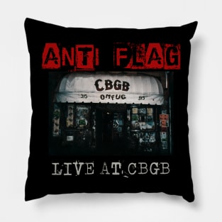 anti flag live at cbgb Pillow