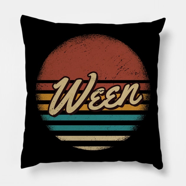 Ween Retro Style Pillow by JamexAlisa