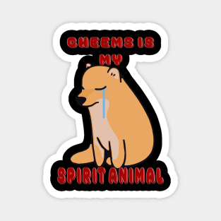 CHEEMS KAWAII SPIRIT ANIMAL CRY'N Magnet