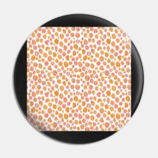 leopard cat – orange Pin