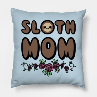 Sloth Mom Pillow