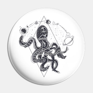 Geometric Octopod Pin