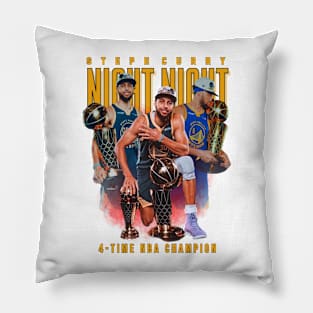 Steph Curry Aesthetic Tribute 〶 Pillow