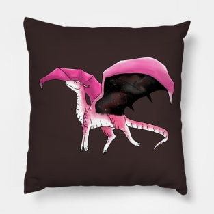 Pink dragon Pillow