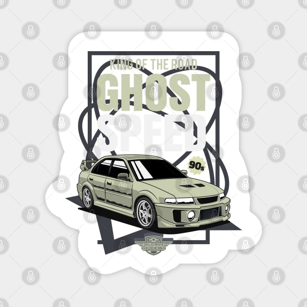 Evolution - King of the Road Magnet by Car_Designer