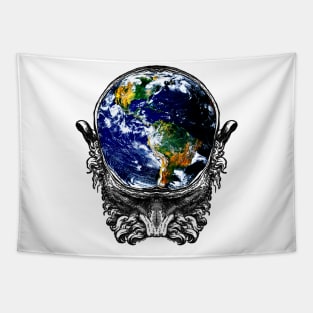 Think Globally Tapestry