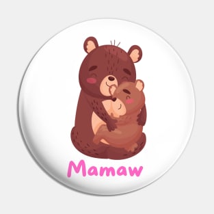Mamaw bear Pin