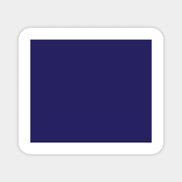 Pretty Simple Solid Dark Blue Magnet by GDCdesigns