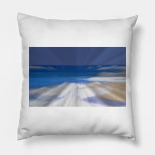 Oceanview Drama stylized Pillow