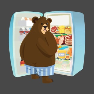 Dalston Bear Caught Stealing From Fridge T-Shirt