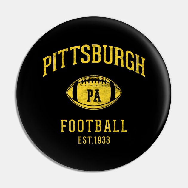 Vintage Pittsburgh Steelers Football Tailgate Steel Curtain Pin by BooTeeQue