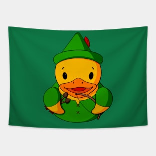 Fancy Robin Hood Rubber Duck Tapestry