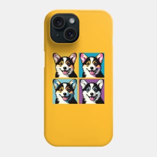 Pop Retro Pembroke Welsh Corgi Art - Cute Puppy Phone Case