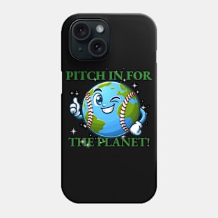 baseball earth day 2024 Phone Case