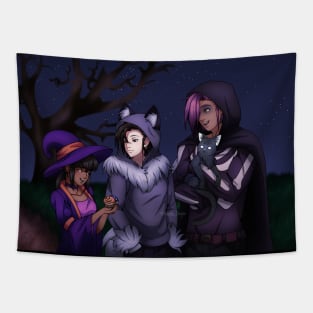 Halloween Outing Tapestry