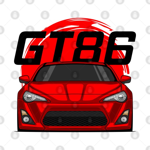 Front Red GT86 MK1 Pre JDM by GoldenTuners
