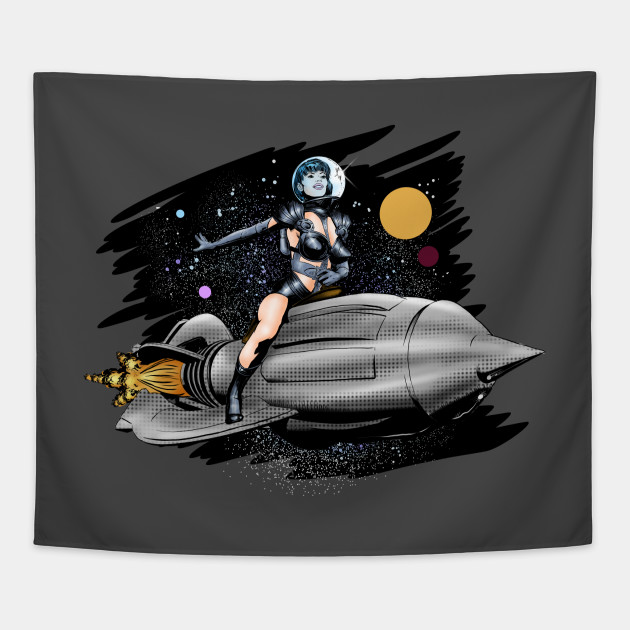 Retro Rocket Girl