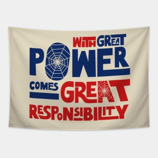 With Great Power Comes Great Responsibility Tapestry