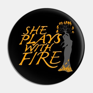 Fire Dancer Pin