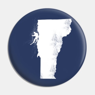 Ski Vermont Skier Pin